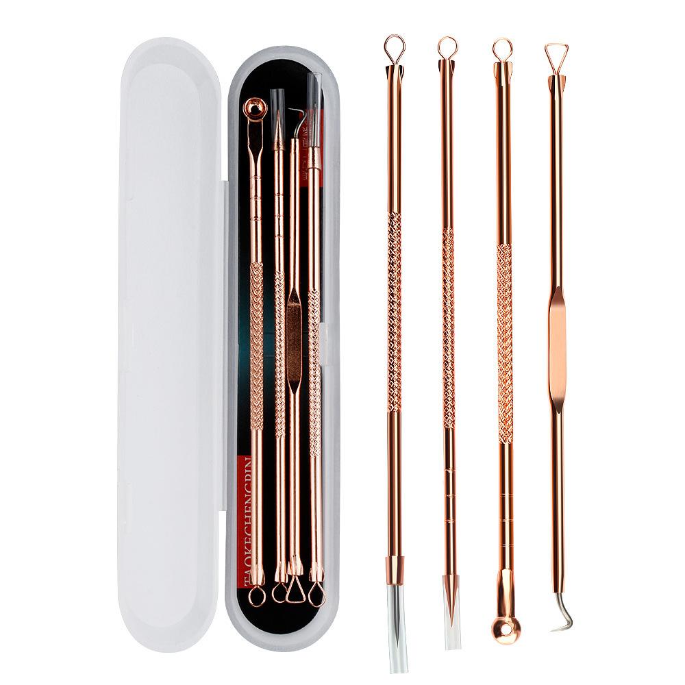 Acne Needle Set Of Stainless Steel Beauty Tools In Addition To Blackheads Acne Fat Particles Acne And Acne Home Use 4 Pcs