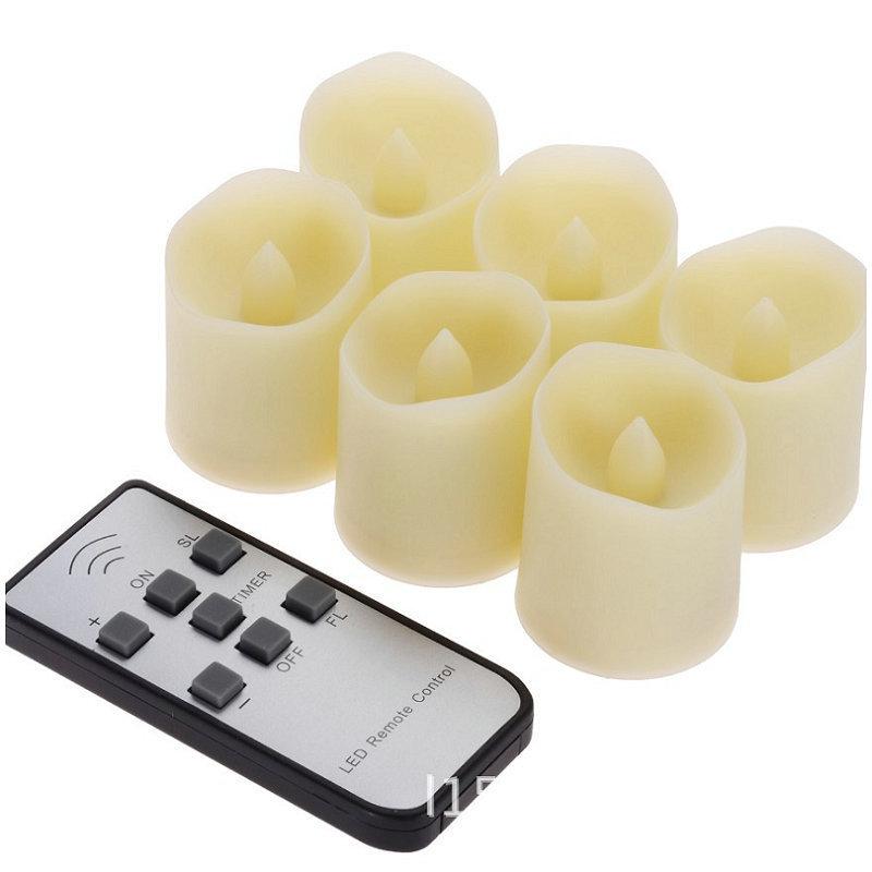 LED Tea Light Candles for Halloween, Christmas, Birthdays, Weddings - Remote Control Night Lights