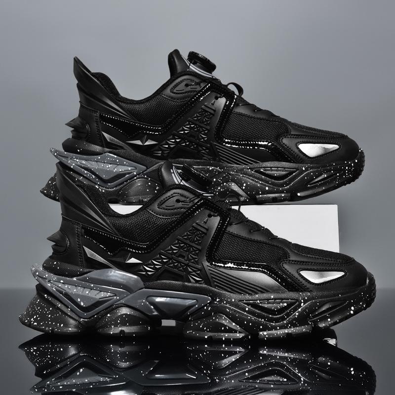 New ModelCouple Sports Shoes Dad Mecha Tide Shoes Luminous Casual Running Shoes Comfortable And Lightweight Casual Versatile