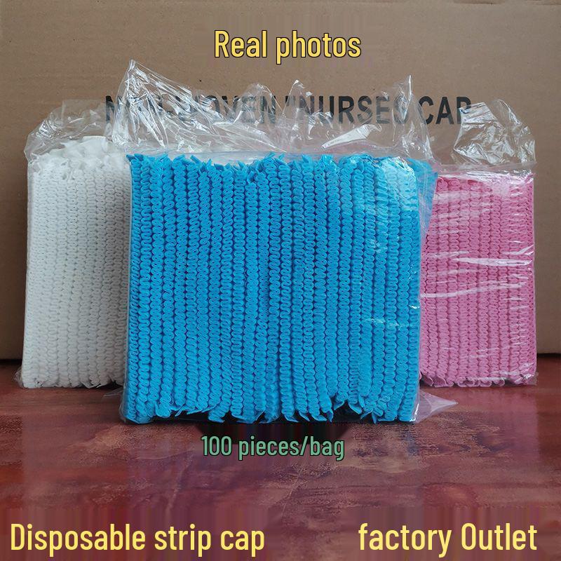Chef's Disposable Non-Woven Dustproof Breathable Thickened Hat Cover