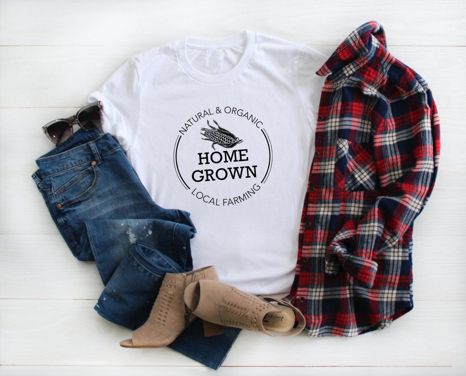 Homegrown Farming Graphic Tee, Unisex Short Sleeve T-Shirt, Corn 4XL