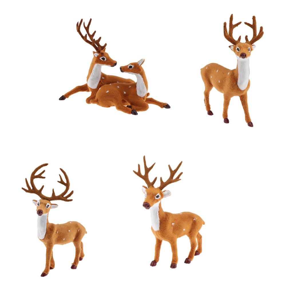 Christmas Elk Deer Reindeer doll Decor Gift