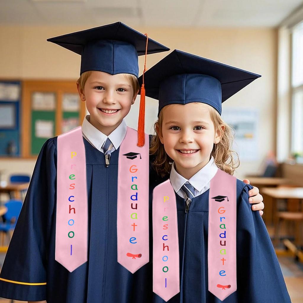 Children's Graduation Shawl, Ribbon, Ceremonial Shoulder Strap