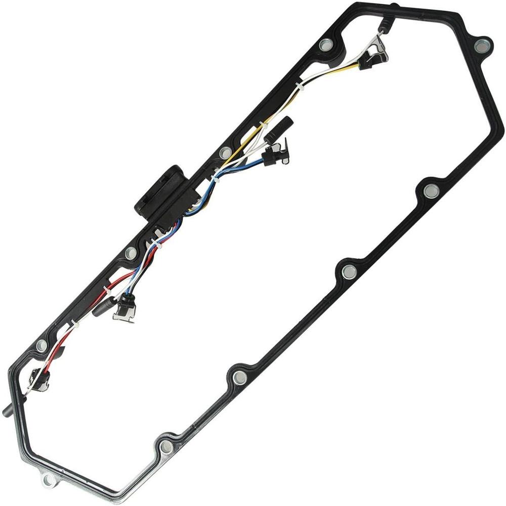 Valve Cover Gaskets Harness & 8pcs Glow Plugs Kit Fit for Ford 7.3L Diesel Engin