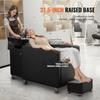 Shampoo Backwash Chair Salon & Spa Hair Washing Station with Wide Footrest