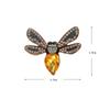 Rhinestone Vintage Bee Brooch Large Insect Pin Brooch For Women Fall/Winter Gifts