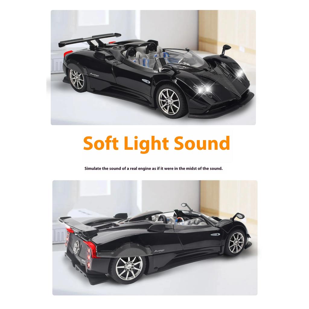 1/24 Scale Zonda HP Alloy Car Model Wind Son Car Model Collection Ornament Simulation Supercar Children Toy Car Boy Gift