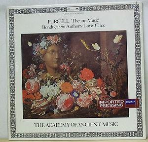 

LP Record PURCELL THE ACADEMY OF ANCIENT MU Theatre Music Vol II Bonduca Sir DSLO527 LOISEAULYRE 1977 UK Classical Used