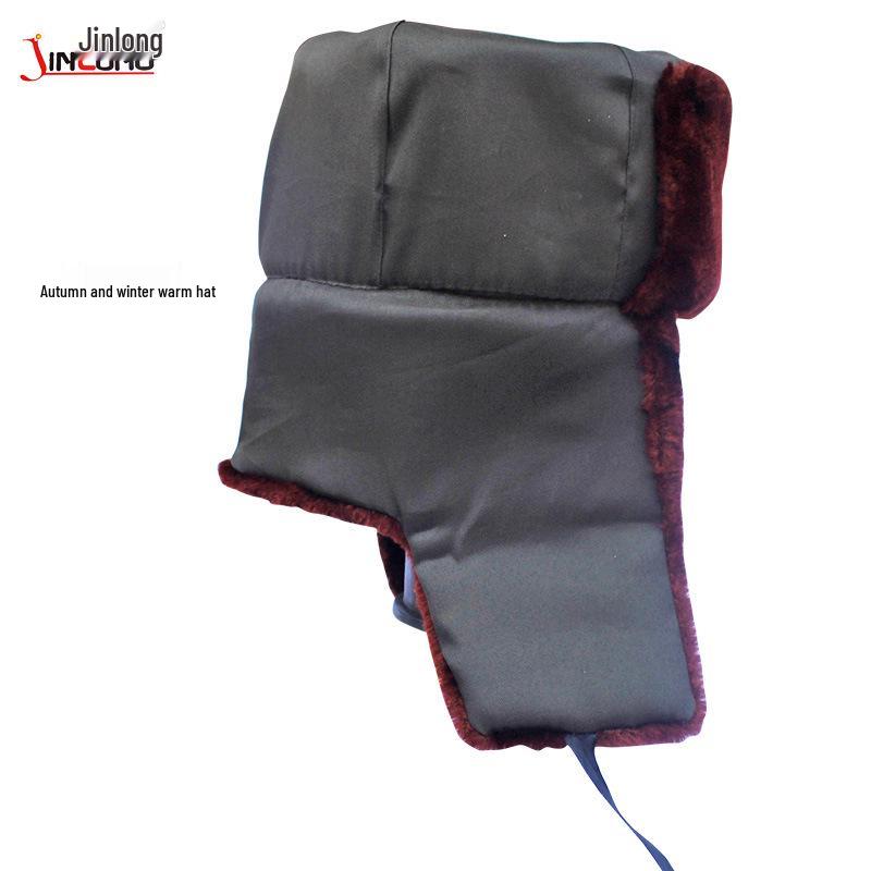 

Зимняя ветрозащитная хлопковая шапка для велоспорта с защитой ушей One Size