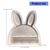 Silicone Rabbit Shape Craft Mold Suitable for Plasters Resin Candle DIY Projects and Holiday Mould