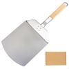 Pizza Peel Foldable with Wooden Handle Folding Oven Tool for Home Cooks, Bakery