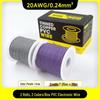 1007 PVC Electronic Wire 16AWG-30AWG Tinned Copper, Flying Lead Aviation Wire