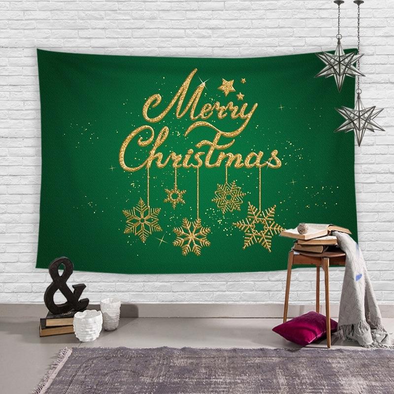 Tapestry Christmas Pine Tree Decoration Hanging Cloth Festive Background Cloth Atmosphere Wall Tapestry