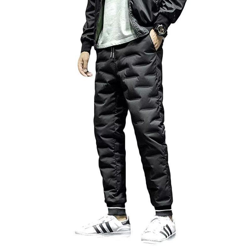 Pantalones de Moda para Hombre de Invierno Impermeables y a Prueba de Nieve con Forro de Terciopelo