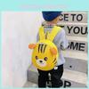 Tiger Durable Polyester Backpack With Air Cushion Straps For Toddlers Special Characters Included