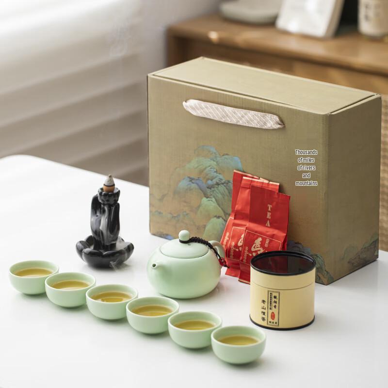 

Chaxun Chinese Kung Fu Ceramic Tea Set Gift Box