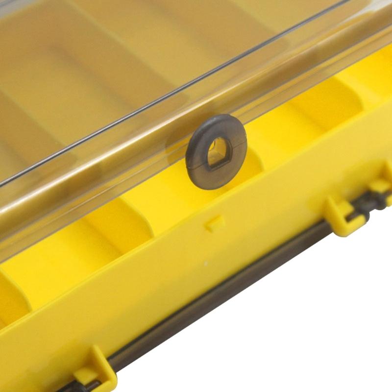 13 Grid Double Sided Fishing Tackle Box Placing Baits Plastic Tackle Box Waterproof Portable Lure Storage Container