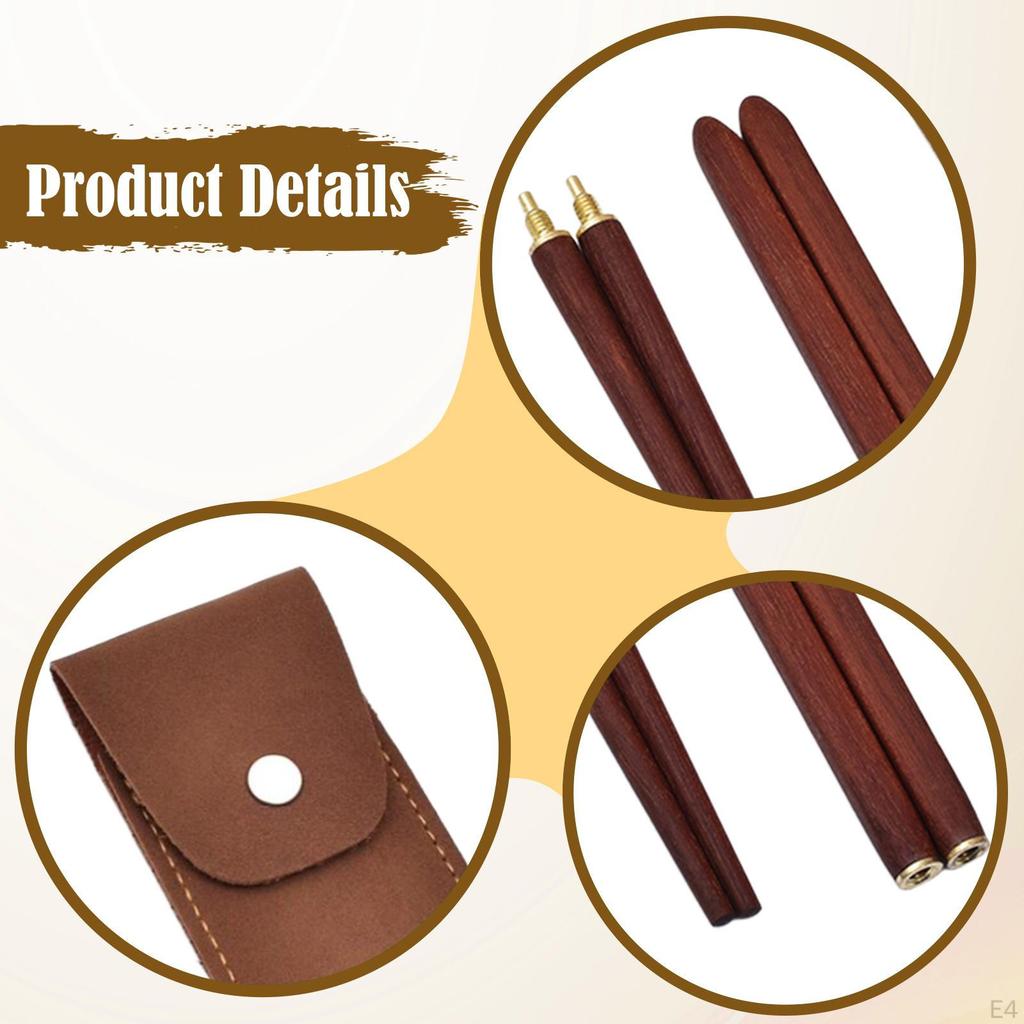 Travel Chopsticks Outdoor Utensils Lightweight Folding Portable Cutlery with Storage Bag for