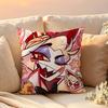 Animation Hazbin Hotel Llucifer Pillow Case Pattern Printed Pillowcase For Living Room Sofa Cushion Cover