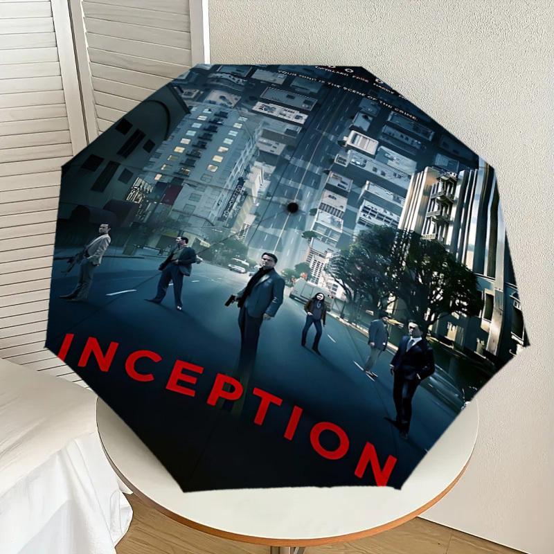 1pc Leonardo DiCaprio, Inception Automatic Open/Close Umbrella Compact Folding Umbrella with 8-Rib Shaft Lightweight Esign, for Women/Men1191A