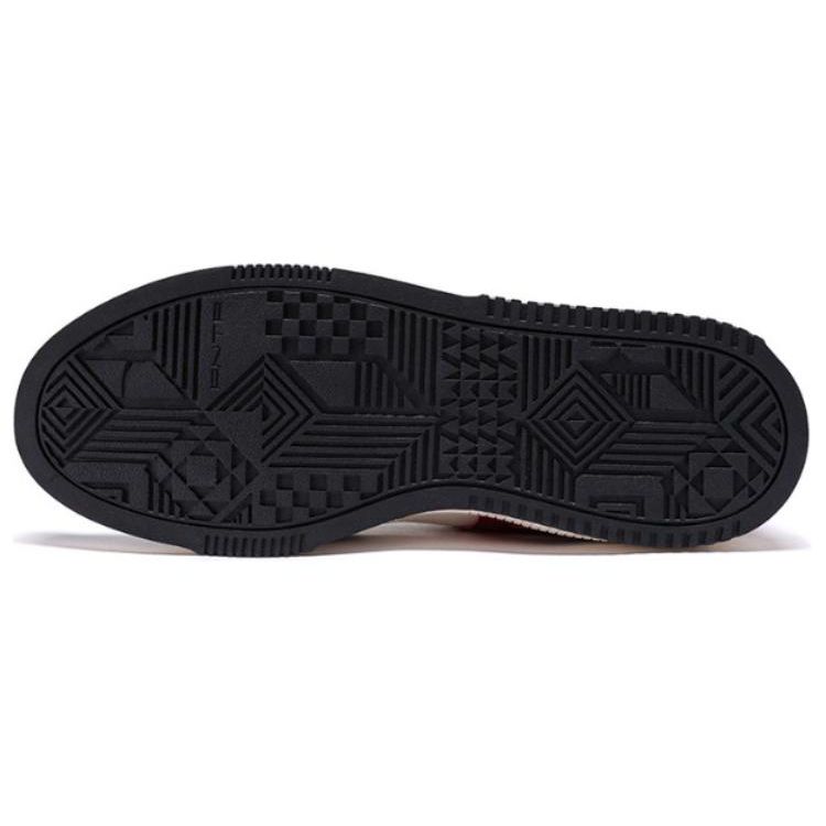 Anta Comfortable Versatile Non-Slip Shock Absorbing Low-Top Skate Shoes Men sneaker Black Red 112438012S-4