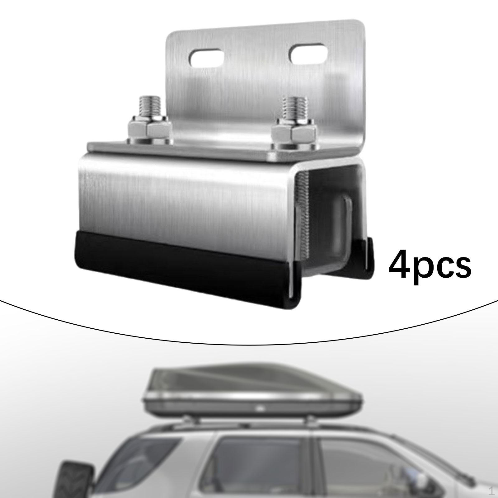 

Комплект креплений для багажника на крышу Кронштейны для фургона Автомобильные аксессуары Премиум Прямая замена Легко Double Hole 4pcs Set