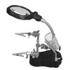 Soldering Station Magnifier Auxiliary Clip Stand Desktop Magnifying Glasses for Small Items Miniatures Projects