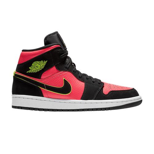 Air Jordan Wmns Air Jordan 1 Retro Mid Hot Punch Volt BQ6472-006