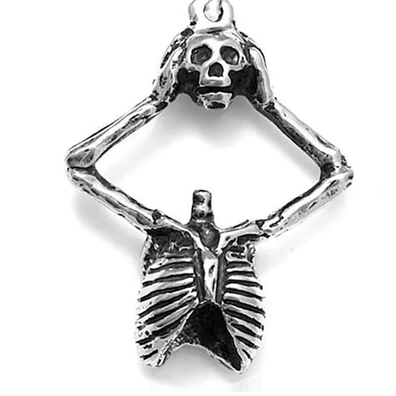 Pendant Skull Halloween Alloy Geometric Necklace Link Chain Unisex Decoration