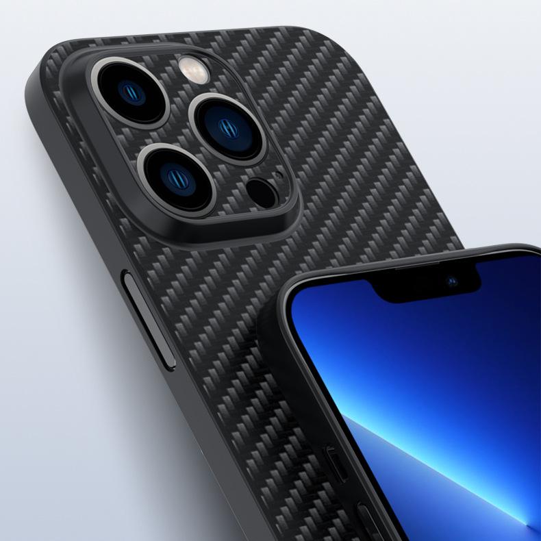Apple 11 Is Suitable for the New Iphone1111promax Mobile Phone Case, Carbon Fiber Kevlar Pattern Pp Matte Ultra-thin.