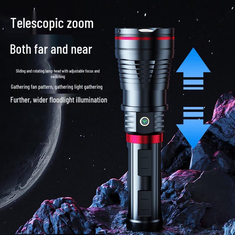 SkyFire Kunpeng Rechargeable Zoom Flashlight