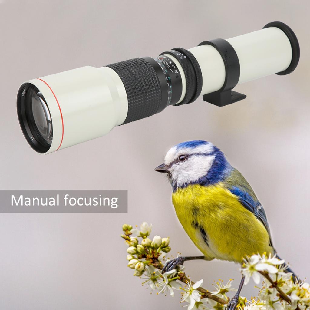 500mm F8‑F32 Manual Focusing Telephoto Fixed Focal Lens for Olympus OM Mount Camera