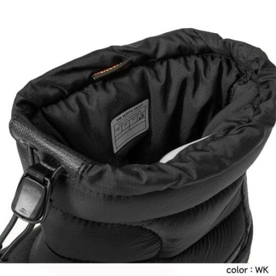 The North Face K Nuptse Bootie VII TNF Size 18 Black/TNF Black,