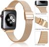 Slim Strap For Apple Watch Band 44mm 45mm 41mm 40mm 49mm 42mm Stainless Steel Bracelet Correa Iwatch Series 7 6 5 3 SE 8 Ultra