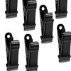 10 Stück/Set Metall Mini Federklemmen Anti-Rutsch Langer Schwanz Krokodilklemmen Mehrzweck Schwarz Krokodilklemmen Haus Büro Dekoration