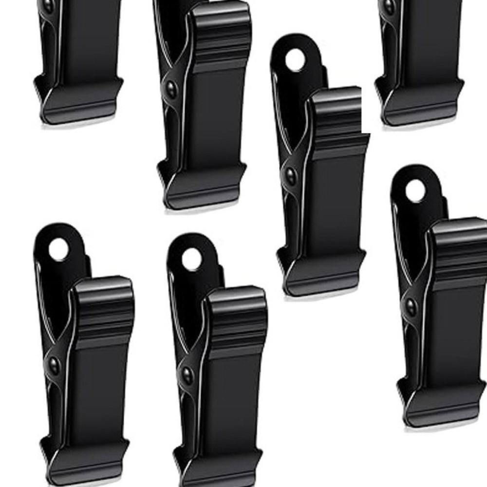 10 Stück/Set Metall Mini Federklemmen Anti-Rutsch Langer Schwanz Krokodilklemmen Mehrzweck Schwarz Krokodilklemmen Haus Büro Dekoration
