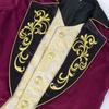 European & American Men's Steampunk Medieval Frock Coat for Cosplay & Stage Performance