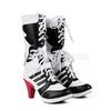 Suicide Squad Clown Hollow Martin Boots Cosplay Lace-Up Color Matching Large Size Medium Boots Single Boots