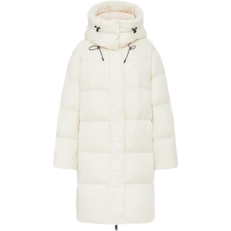 

MO&Co. Женский водонепроницаемый длинный пуховик со съемным капюшоном L