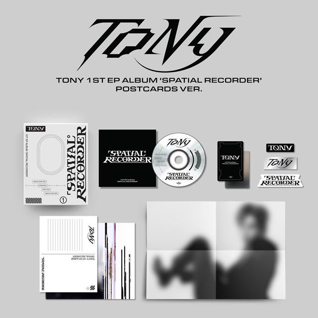

TONY - SPATIAL RECORDER [1ST EP] [POSTCARDS VER], корейська музика