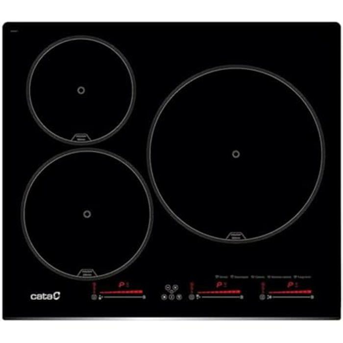 Plaque à induction - CATA - INSB6003E2BK - 60 cm - 7100 W - Multicolore