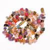 Natural Rose Quartz Amethyst Citrine Uncut Beads Necklace 3-10 Mm 19" UB-8394 UB-8394