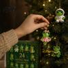 Kids Holiday Countdown Frog Advent Calendar 24 Day Box with Acrylic Ornament Christmas Tree Hanging Decor Pendants Festive Decor Collectible