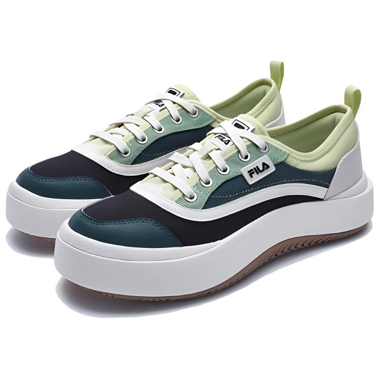 Fila Jellyfish Casual Comfortable Durable Lightweight Low-Top Canvas Shoes Men Sneaker Black Green F12M421305FBR