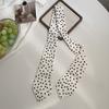 Long Silk Scarf Retro Floral Neck Small Scarf High-end Tie Decorative Chiffon Thin Hair Tie