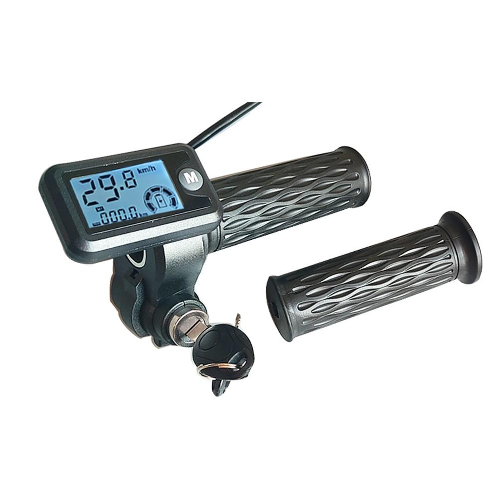 E-Bike Throttle LCD Display Throttle Throttle Handle Grip Hall 5V Positive Input A