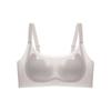 Shell Cup R Cup Traceless Rabbit Ear Cup Underwear Women's Big Breasts Show Small Gathering Double Breasts Vest Type Bra