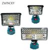 LED Work Light for Makita 18V Battery Flashlight Portable Flood Light Cordless Light for Outdoor Emergencies Job Site Lighting