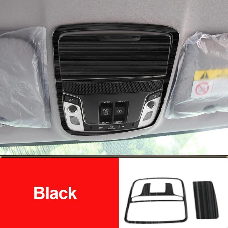 For Honda CRV 2017-    Accessories Stainless Car Front Roof Reading Light Panel Lamp Frame Cover Sticker Trim