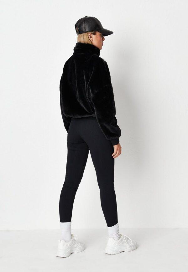Kurtka Czarna Dla Niskich Missguided 38 P0/Tx3*